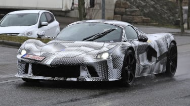 Ferrari hypercar - spyshot 1